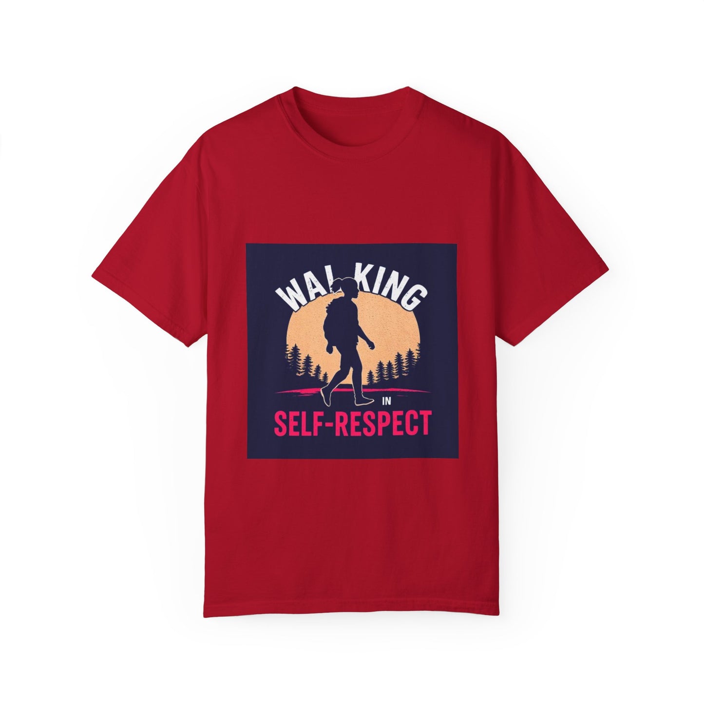 Walking Self Respect T-Shirt: Stride with Confidence, Wear Your Worth.