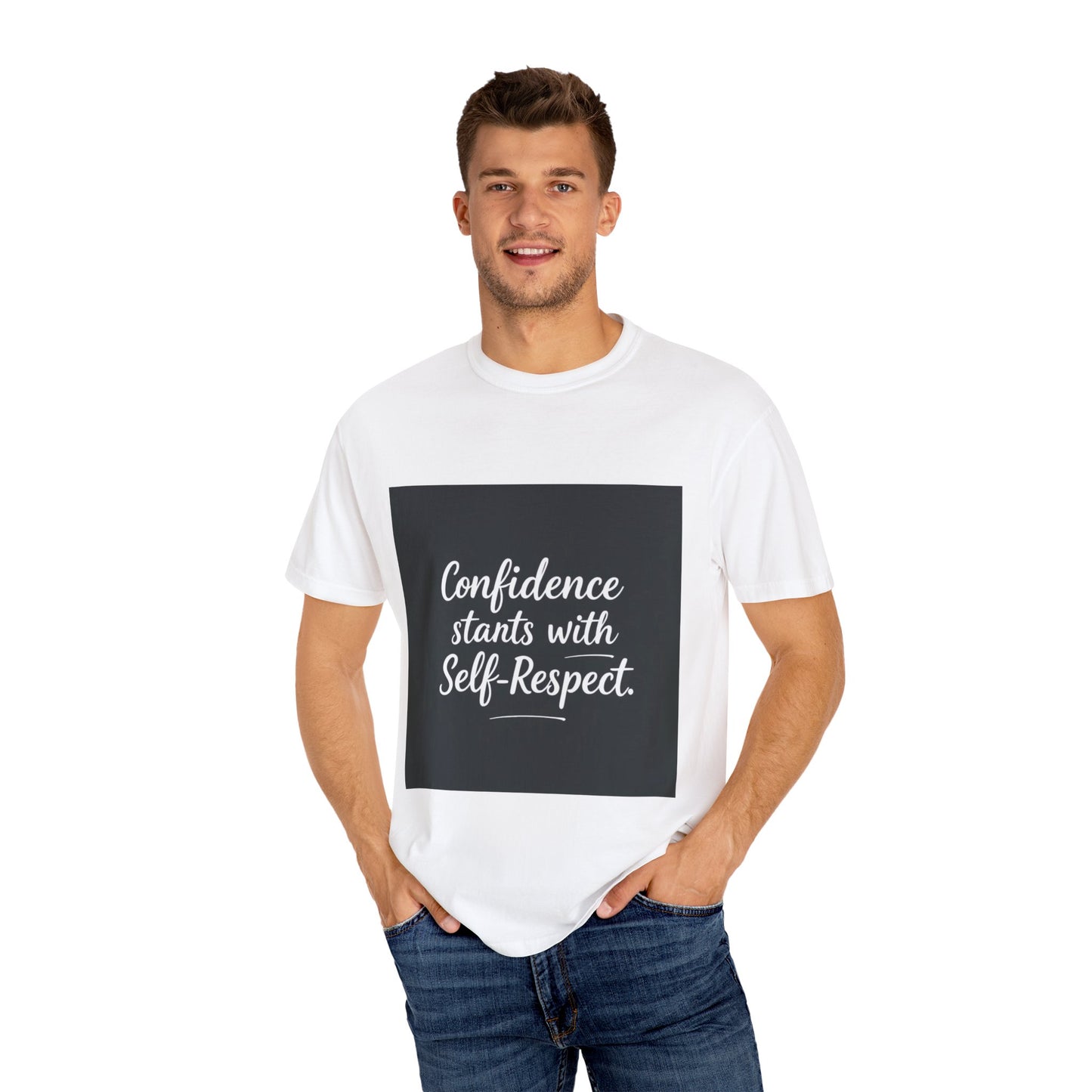 Confidence Starts with Self Respect T-Shirt - Build Inner Strength & Unwavering Confidence