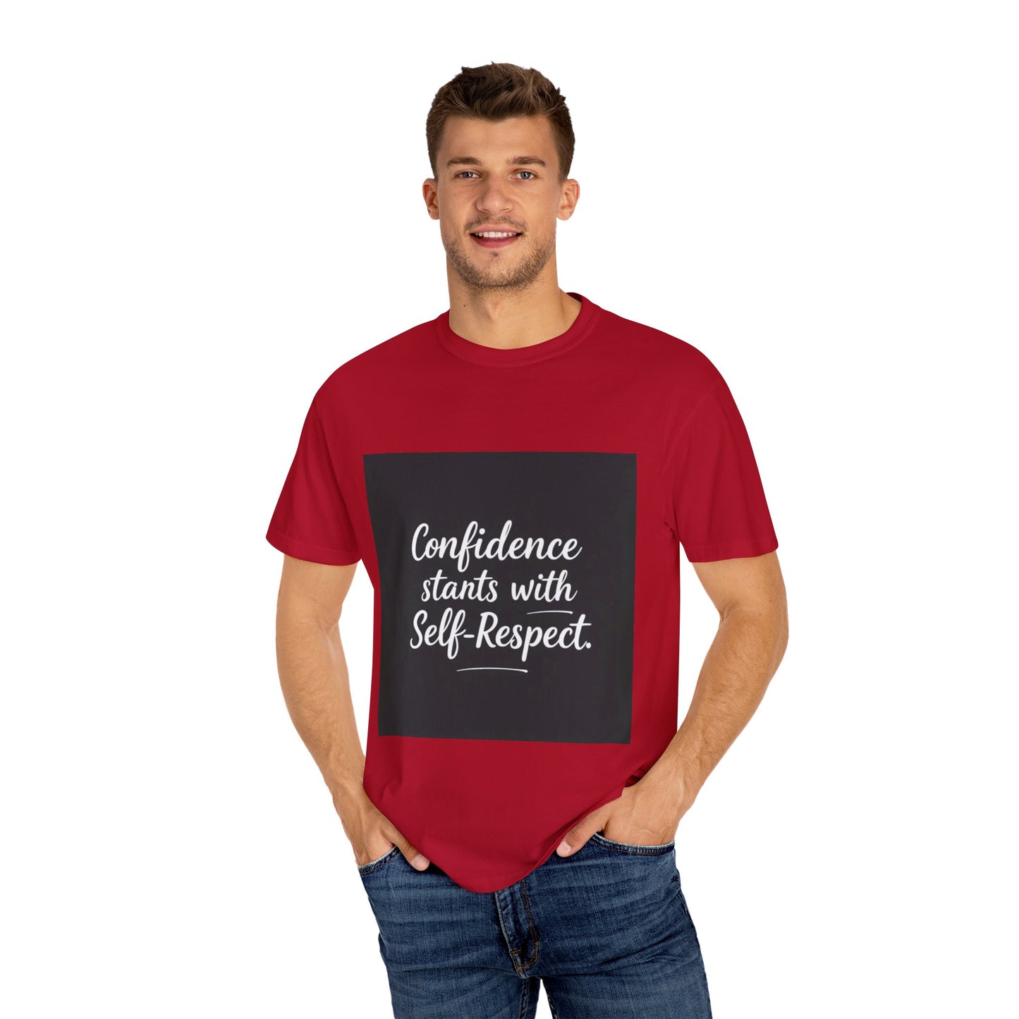 Confidence Starts with Self Respect T-Shirt - Build Inner Strength & Unwavering Confidence