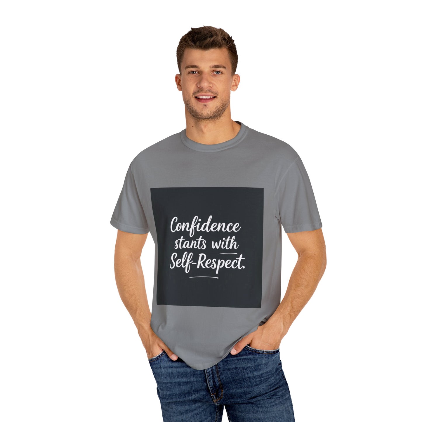 Confidence Starts with Self Respect T-Shirt - Build Inner Strength & Unwavering Confidence