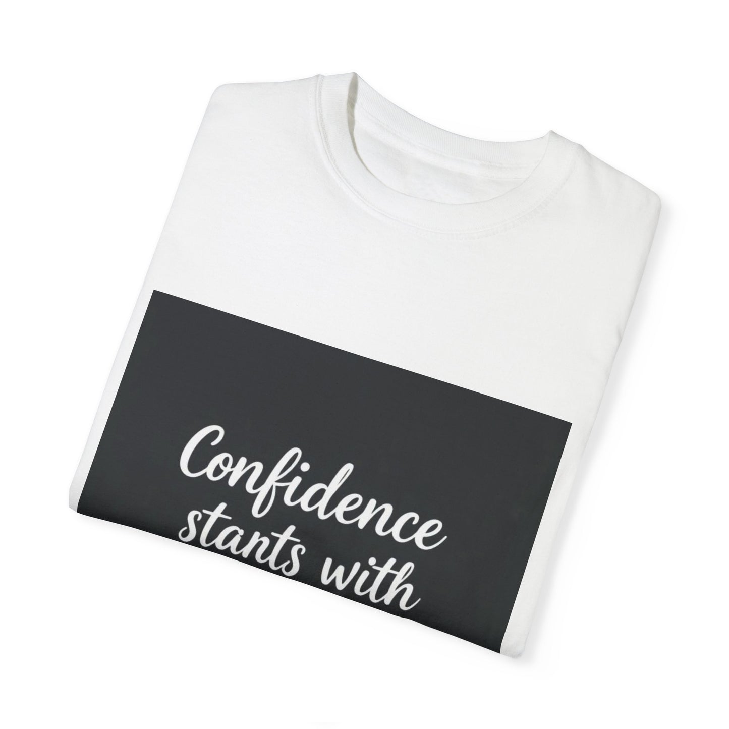 Confidence Starts with Self Respect T-Shirt - Build Inner Strength & Unwavering Confidence